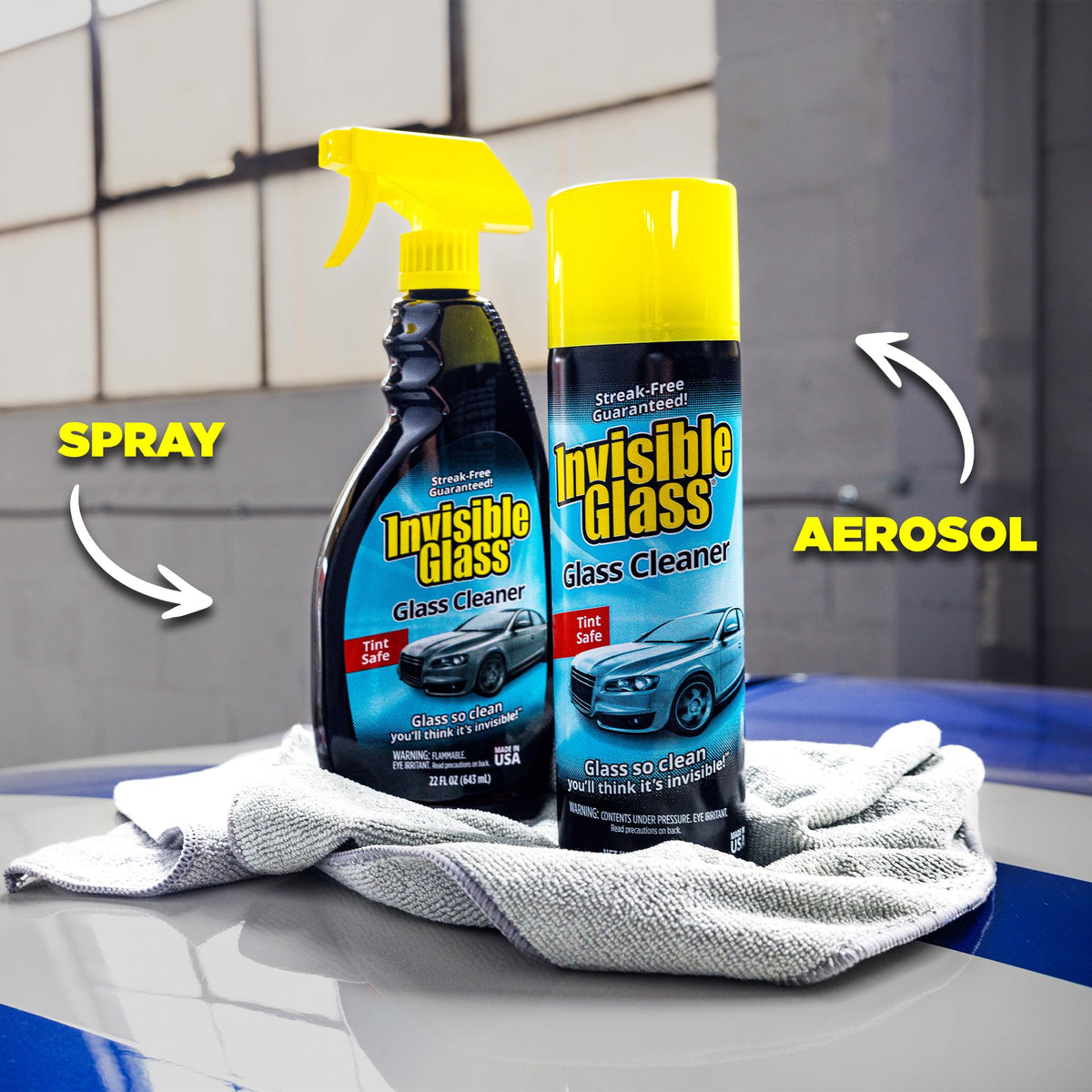 Invisible Glass Auto Glass Cleaner Foaming Spray, 19 oz, 91164 (Pack of 2)