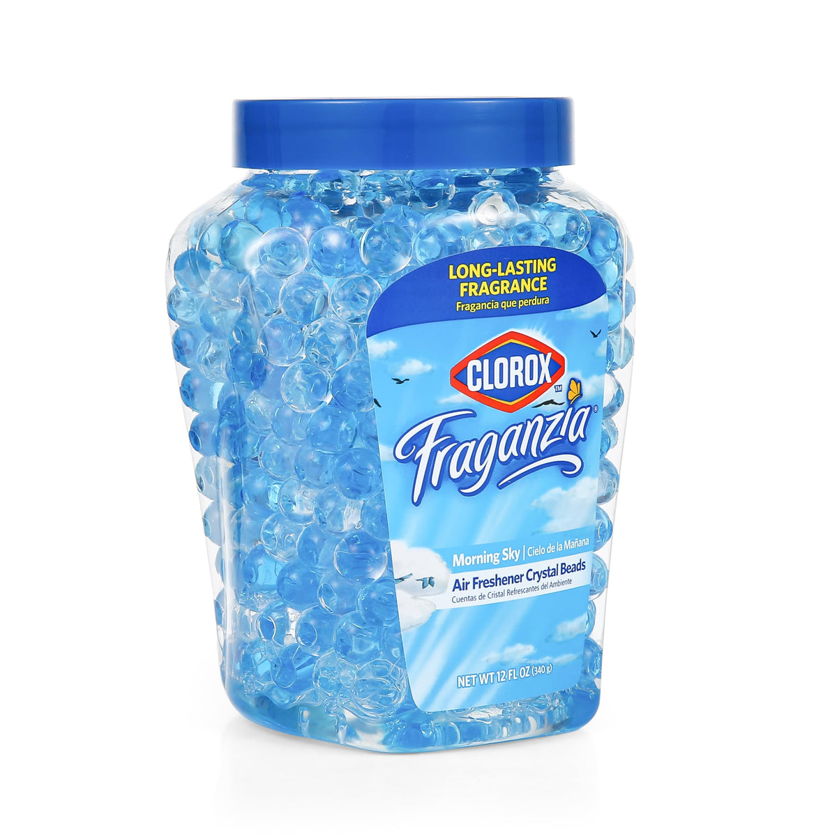 Clorox Fraganzia Crystal Beads Air Freshener, Island Escape Scent, 12 Fl Oz