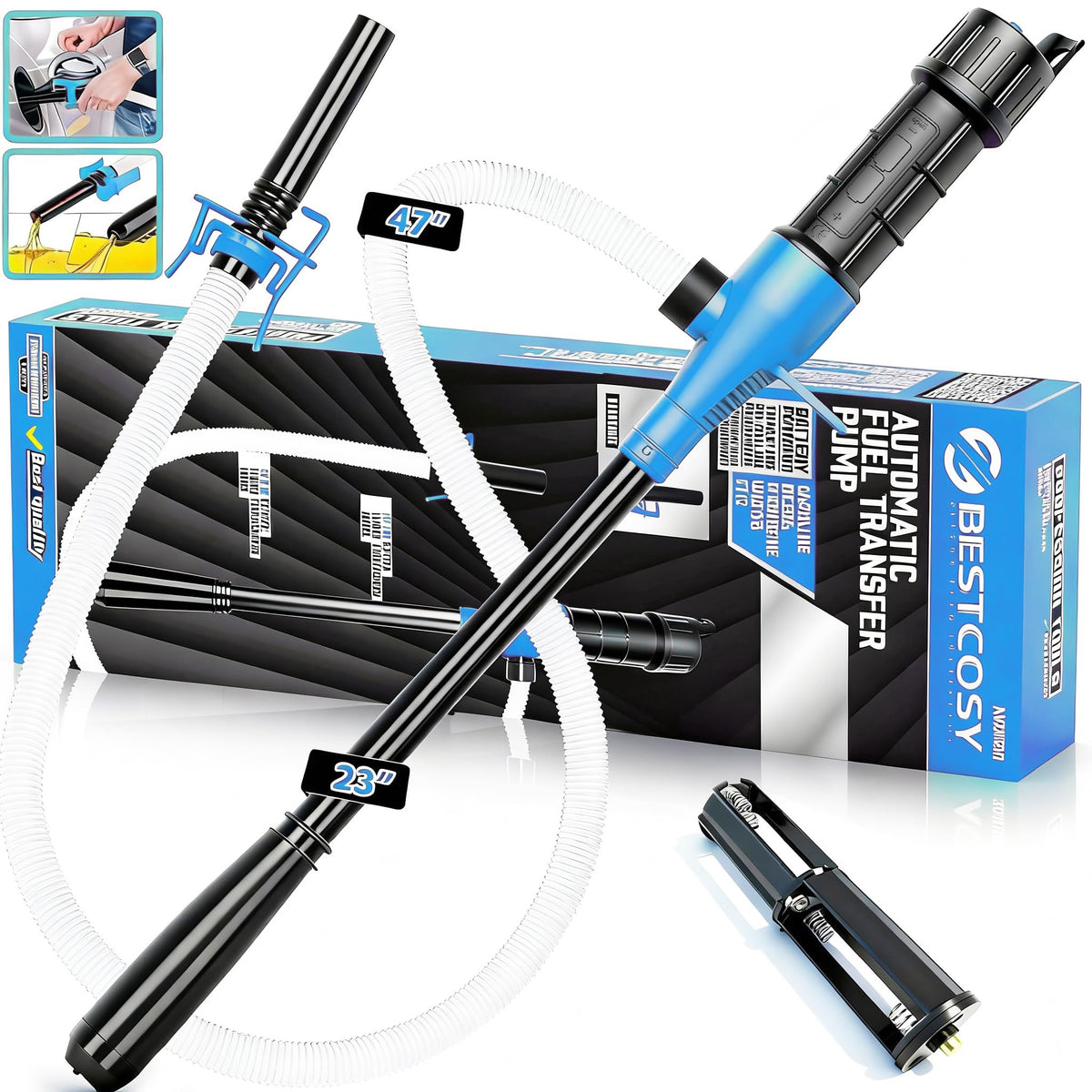 Portable Cordless Fuel Transfer Pump Battery Powered