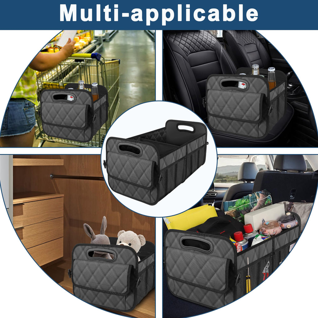 Deosk Car Trunk Organizer for SUV, Foldable Car Organizers and Storage