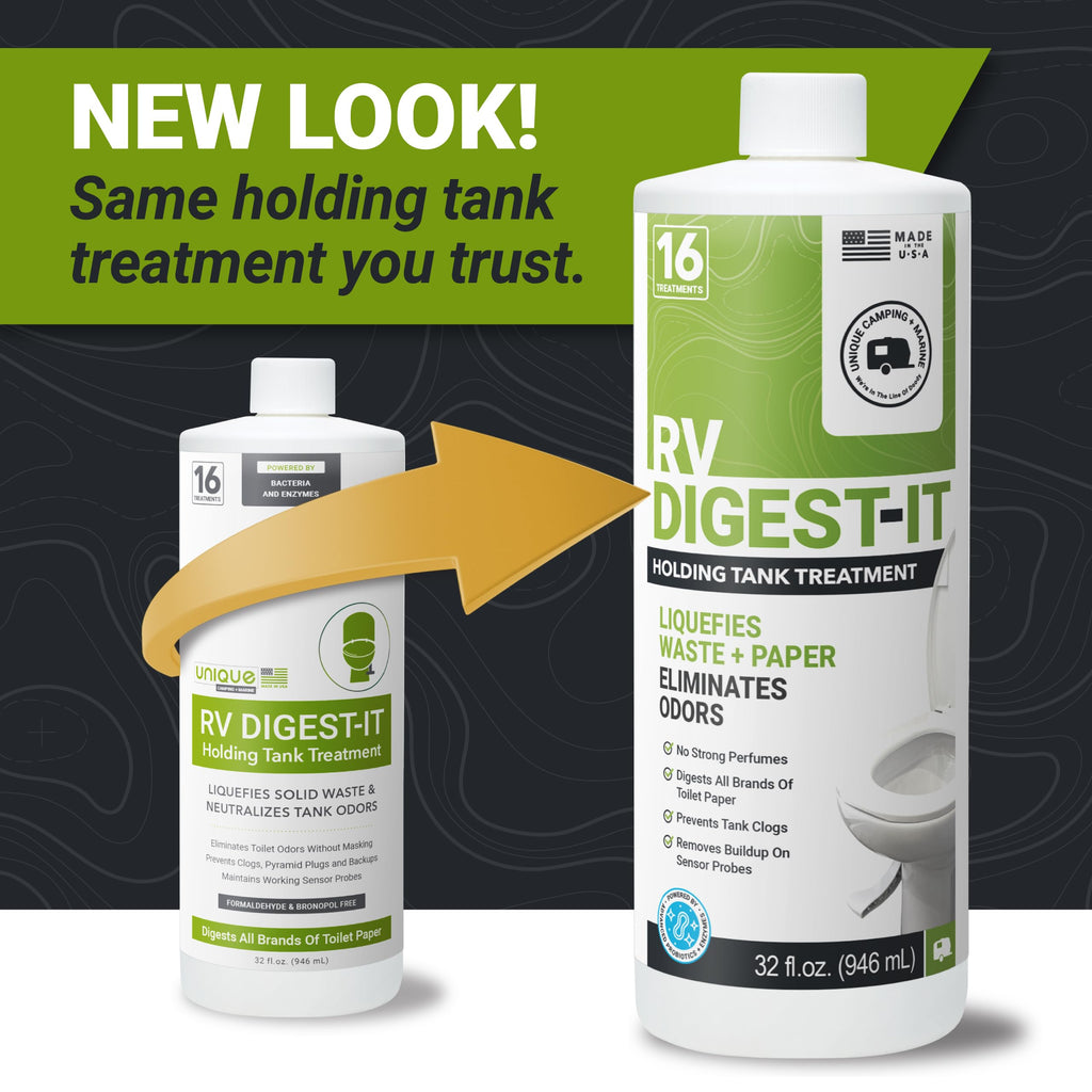 Unique RV Toilet Treatment, RV Digest-It Ultra Liquid, 32 Uses