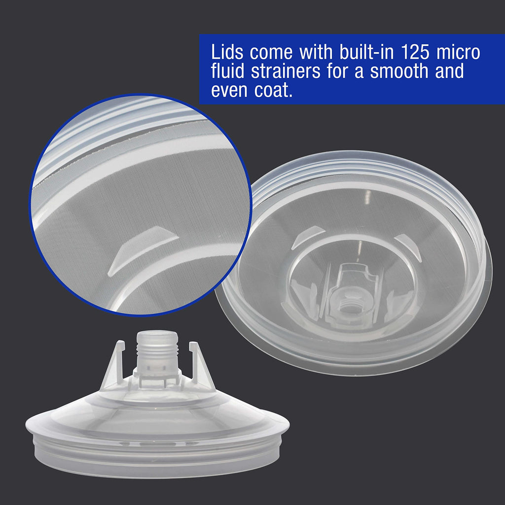 Master Paint System MPS Disposable Paint Spray Gun Cup Liners & Lid System
