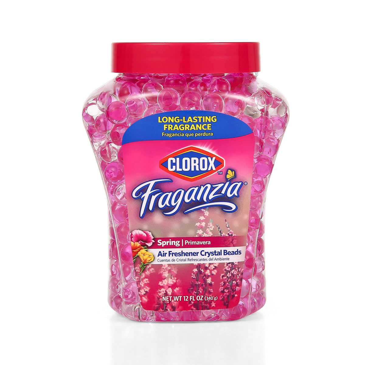 Clorox Fraganzia Crystal Beads Air Freshener, Island Escape Scent, 12 Fl Oz