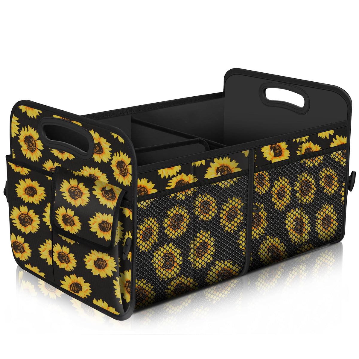 Femuar Car Trunk Organizer-Collapsible Car Storage for Suv/Jeep/Sedan