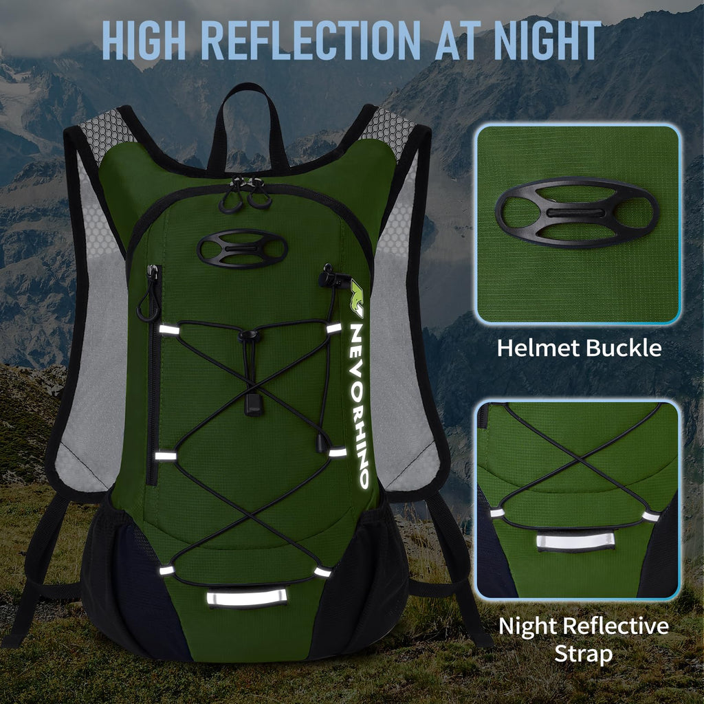Lightweight Hydration Backpack, Running Backpack with 2L Water Bladder
