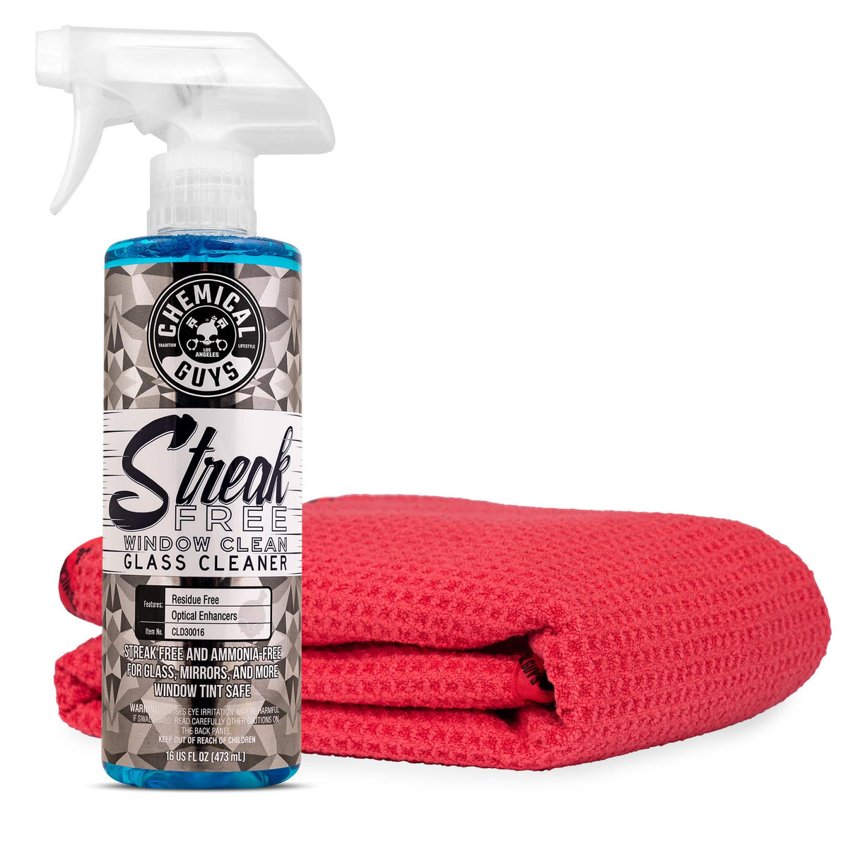 Chemical Guys, Streak-Free Glass & Window Cleaner for Tinted Windows, 16 oz