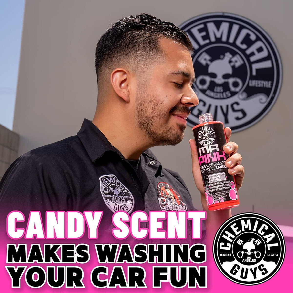 Chemical Guys, Mr. Pink Car Wash Soap, Foam Cannon & Bucket Wash, 64 oz