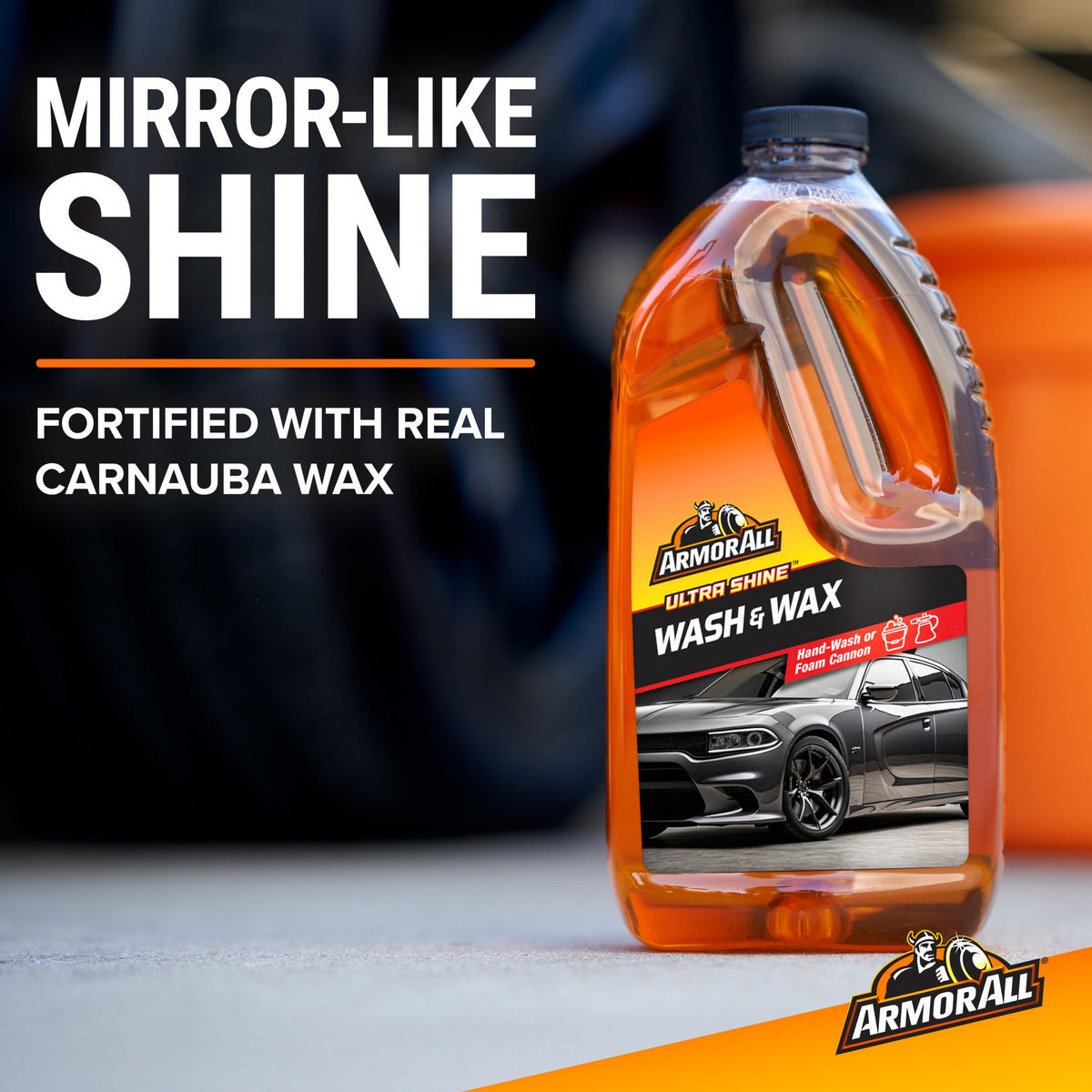 Armor All Ultra Shine Car Wash and Car Wax,Cleaning Fluid for Cars,Trucks,Motorcycles,64 Fl Oz Each,(Pack of 3)