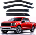 KPY Rain Guards Window Visors for 2015-2026 Ford F150 Crew/SuperCrew Cab
