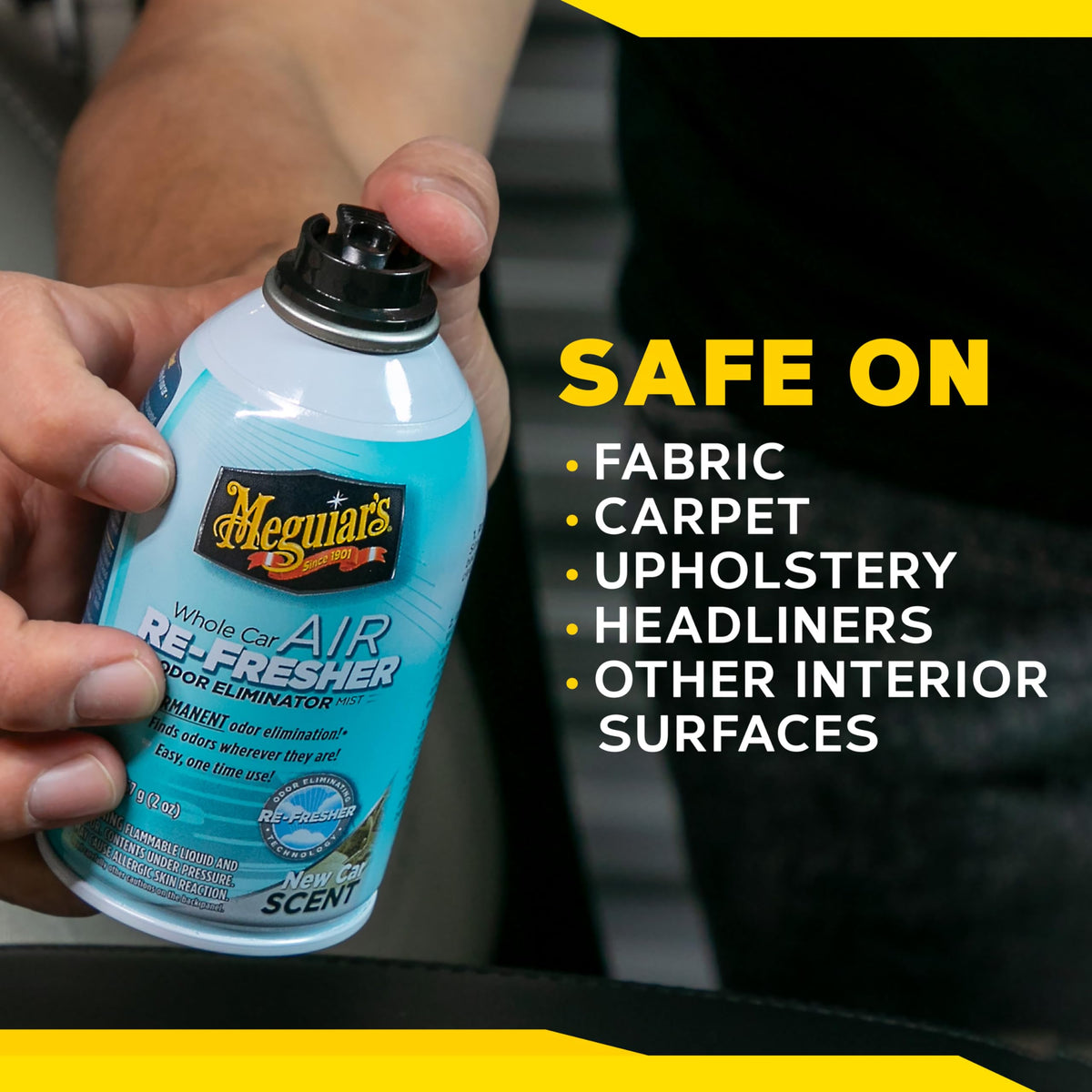 Meguiar's Car Air Refresher Odor Fighting Mist, Tropical Rainforest, 2 Oz