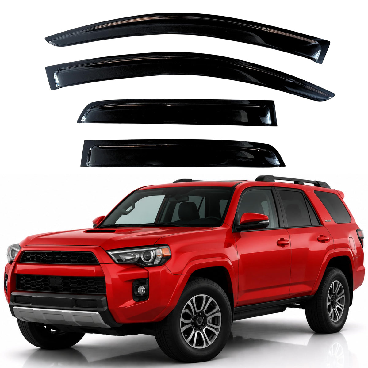 KPY Rain Guards Window Visors for 2015-2026 Ford F150 Crew/SuperCrew Cab