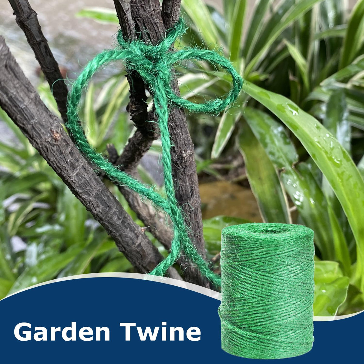 Vanhench 805FT Natural Jute Twine String, Bulk Hemp Jute Rope Cord Twine for Crafts Gardening, Gift Wrapping, Wedding Décor, Packing Material Burlap Ribbon, Christmas Knitting Macrame Decoration