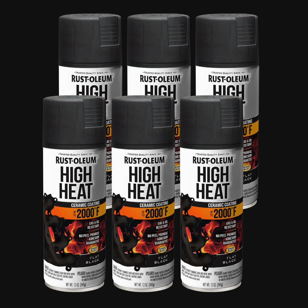 Rust-Oleum Automotive High Heat Spray Paint, Flat Aluminum