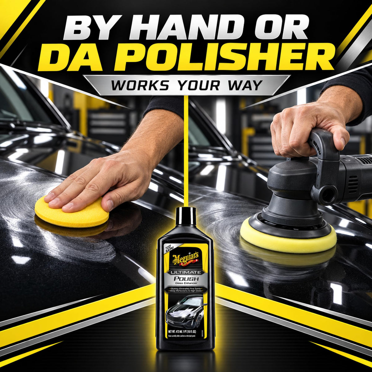 Meguiar’s Ultimate Polish, High-Gloss Polish for a Show Car Shine, 16 oz