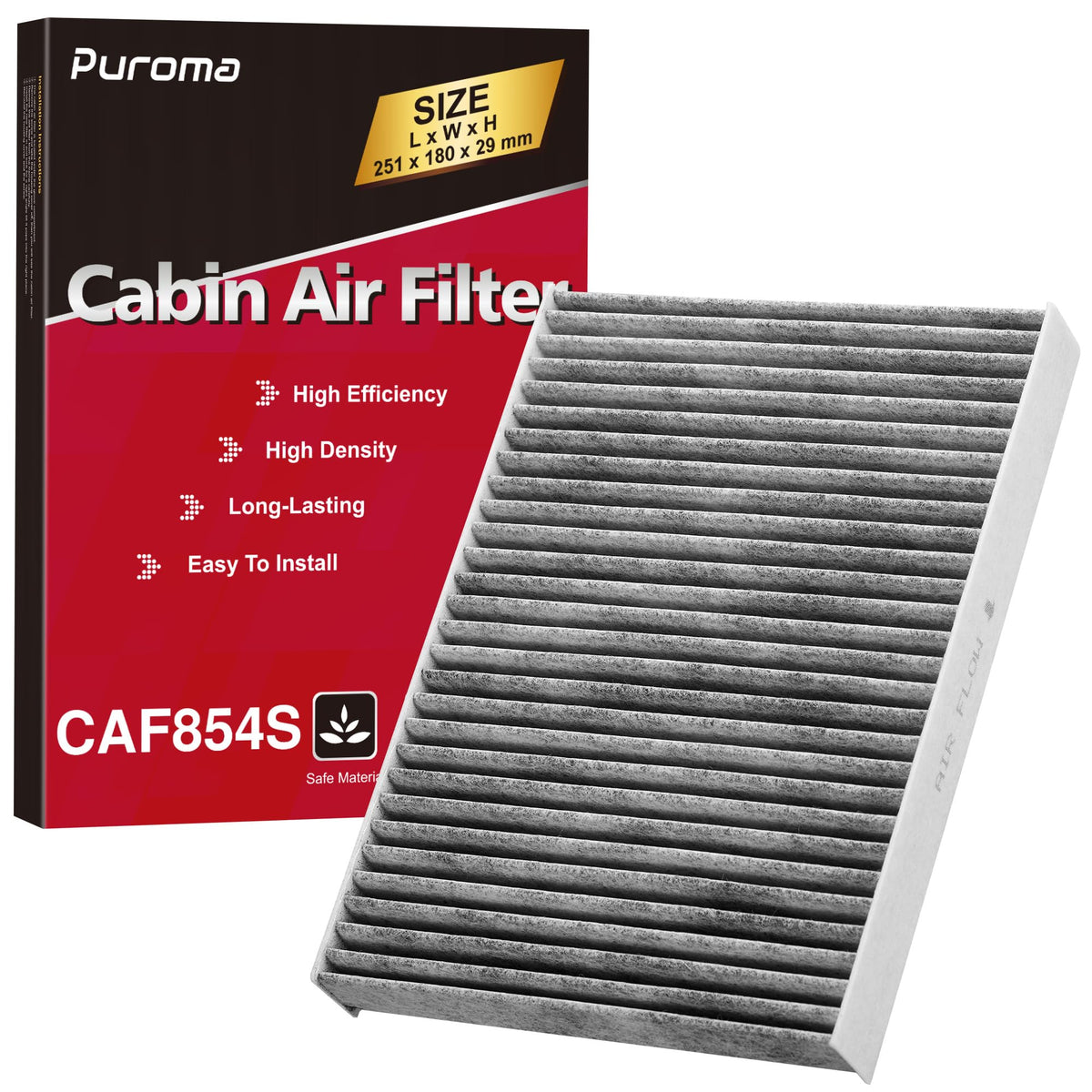 Puroma Cabin Air Filter Activated Carbon for CF12160 CAF1948P Hyundai KIA