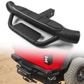 MONOKING Heavy Duty Hitch Step with 28" Wide Bumper Guard, 400 lbs Capacity Truck Step for SUV, Truck, RV, Vehicle - Fits 2" Receiver, Non-Slip Pads, Rust-Resistant Steel