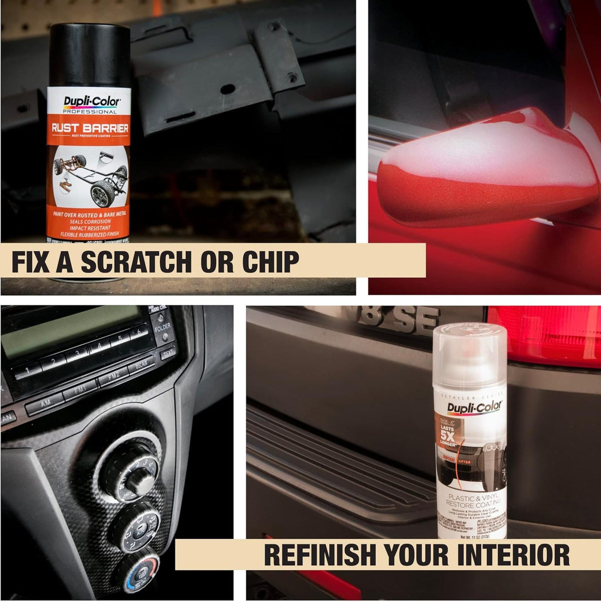 Dupli-Color Engine Paint with CERAMIC, Gloss, Chevy Orange, 12 oz