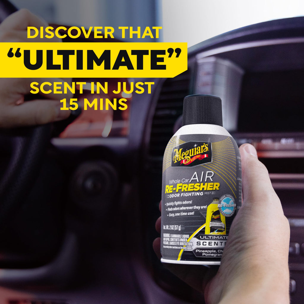 Meguiar's Car Air Refresher Odor Fighting Mist, Tropical Rainforest, 2 Oz