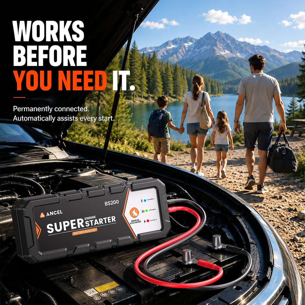BS200 Super Starter with BS300 Super Starter – 700A & 1000A Start Assist