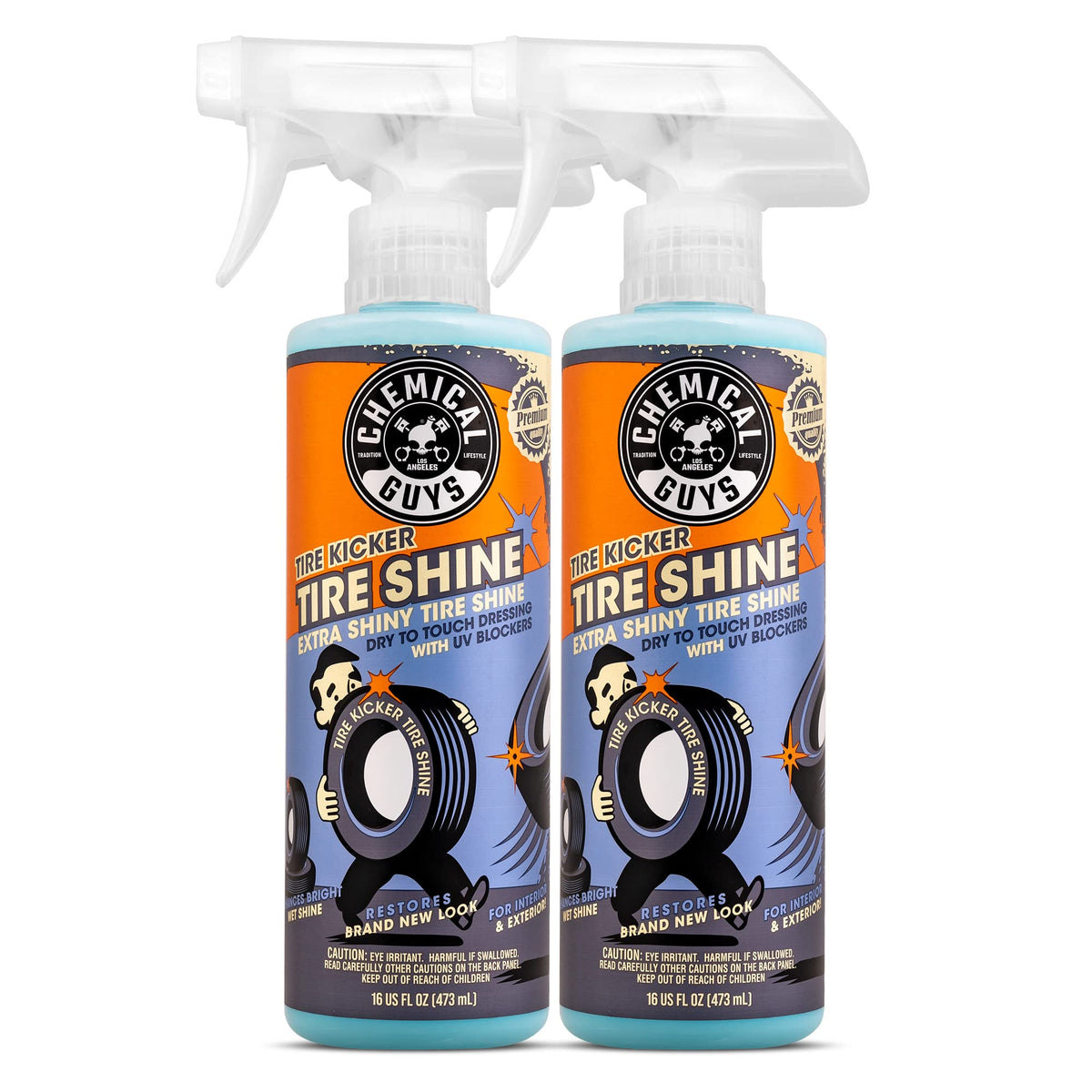 Chemical Guys, Tire Kicker Extra Glossy Tire Shine for Rubber & Trim, 16 oz