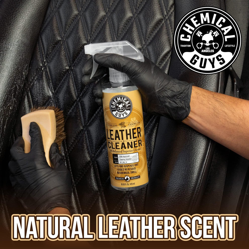 Chemical Guys, Leather Cleaner & Conditioner Kit for Cars & Home, 2 x 16 oz
