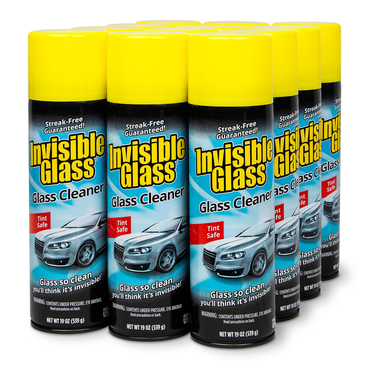 Invisible Glass Auto Glass Cleaner Foaming Spray, 19 oz, 91164 (Pack of 2)