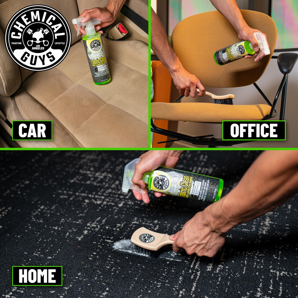 Chemical Guys, Citrus Fabric & Carpet Cleaner Spray with Brush Kit, 16 oz