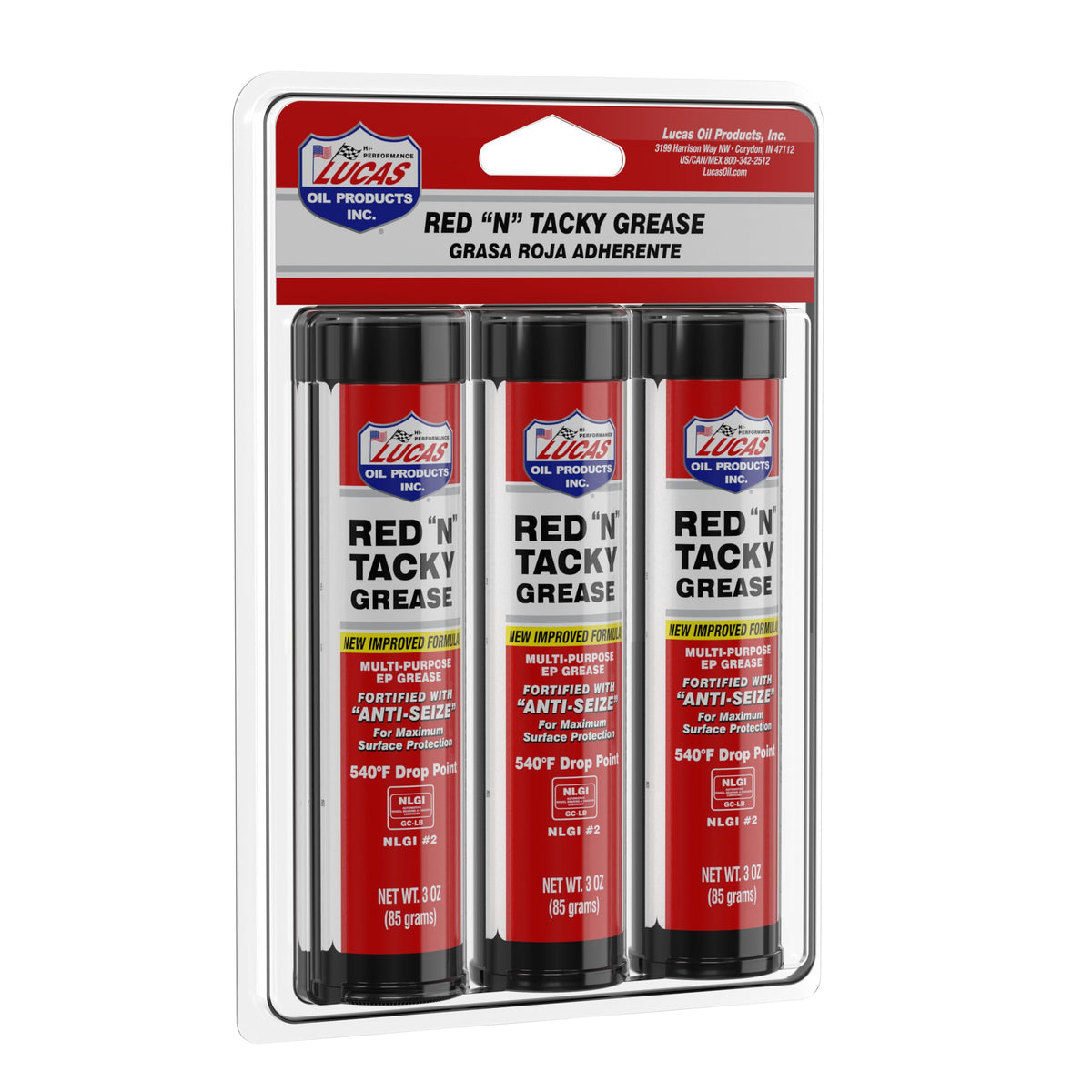 Lucas Oil 10574 Red "N" Tacky Grease - 1 Pound