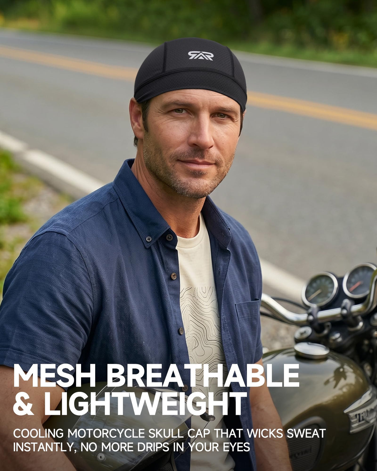 AUSFLUG Skull Cap Helmet Liner, Breathable Cooling Moisture-Wicking
