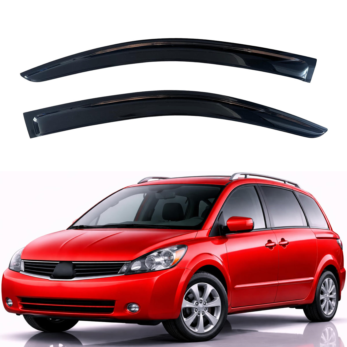 KPY Rain Guards Window Visors for 2015-2026 Ford F150 Crew/SuperCrew Cab