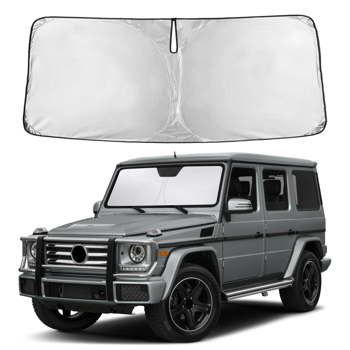 EcoNour Car Windshield Sun Shade, Front Window Sun Blocker for SUVs,Sedan