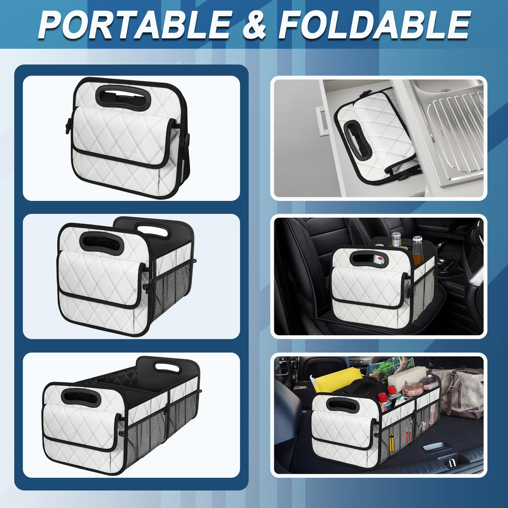 Deosk Car Trunk Organizer for SUV, Foldable Car Organizers and Storage