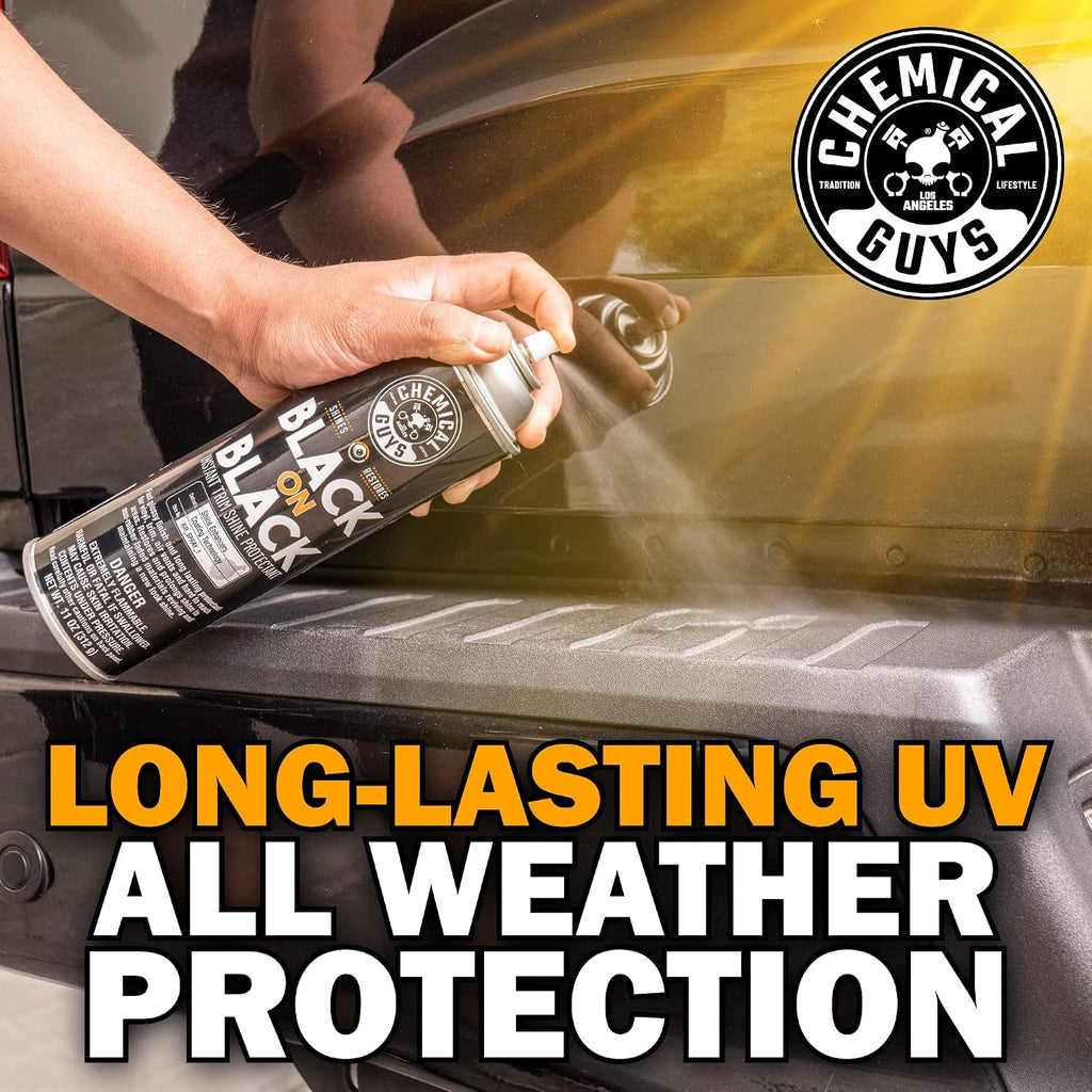 Chemical Guys, Black on Black Instant Exterior Trim Shine Dressing, 11 oz