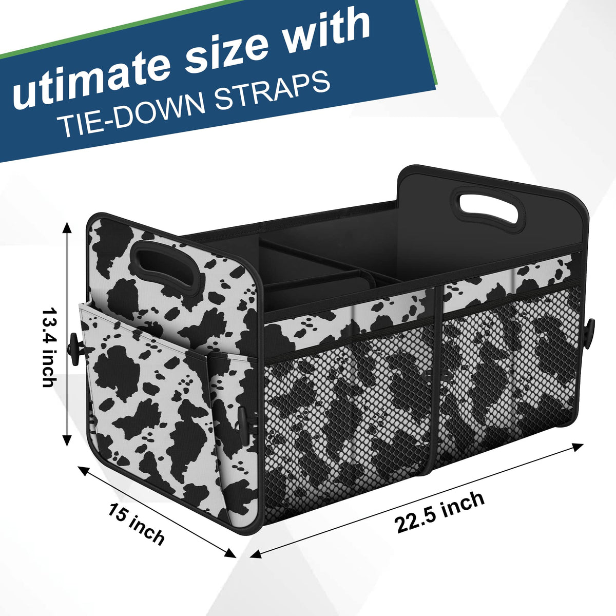 Femuar Car Trunk Organizer-Collapsible Car Storage for Suv/Jeep/Sedan