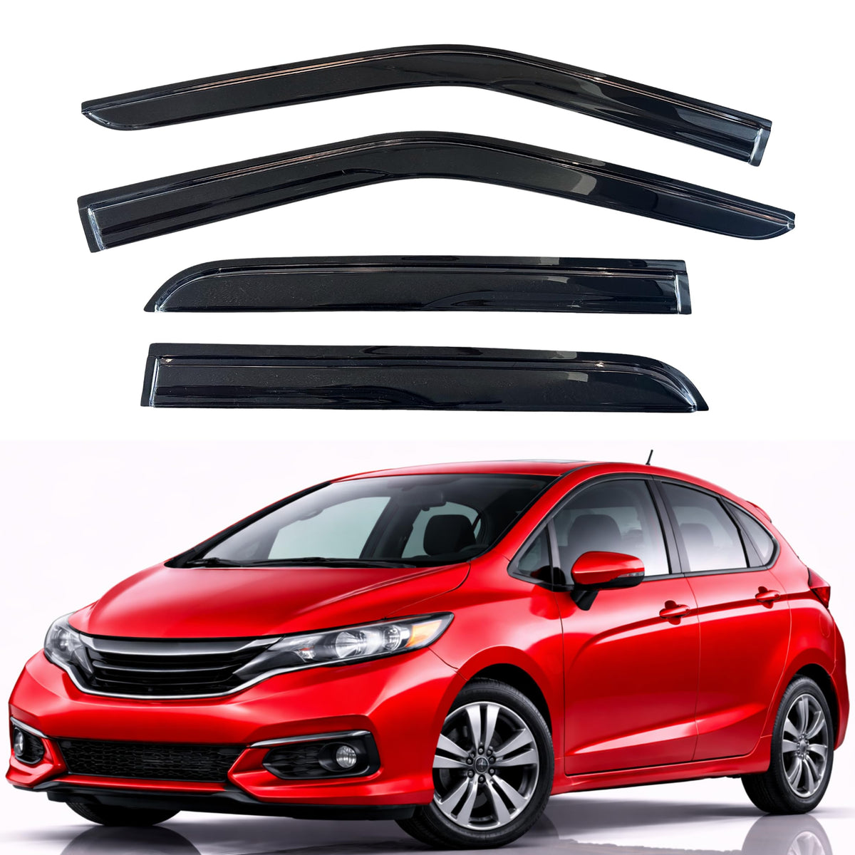 KPY Rain Guards Window Visors for 2015-2026 Ford F150 Crew/SuperCrew Cab