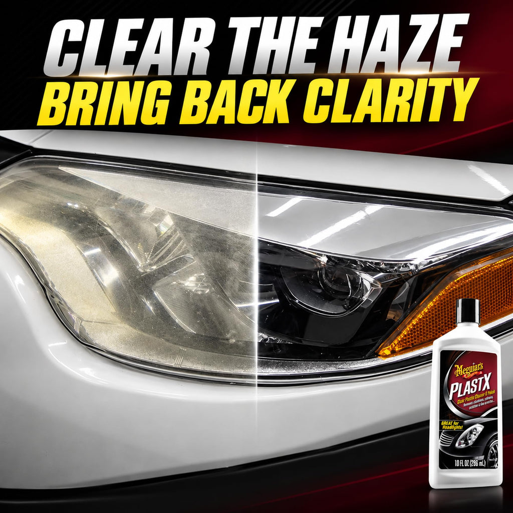 Meguiar's PlastX Clear Plastic Polish Headlight Restoration Polish, 10 Oz