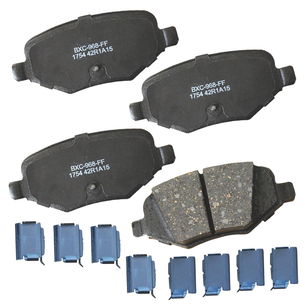 Bendix Premium SBC1114 Ceramic Rear Brake Pads for Select Models Scion FR-S, Subaru BRZ, Crosstrek, Forester, Impreza, Legacy, Outback, WRX, XV, XV Crosstrek