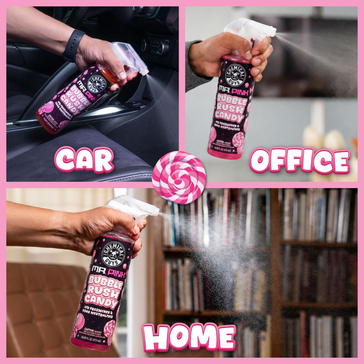 Chemical Guys, Mr. Pink Car Wash Soap, Foam Cannon & Bucket Wash, 64 oz