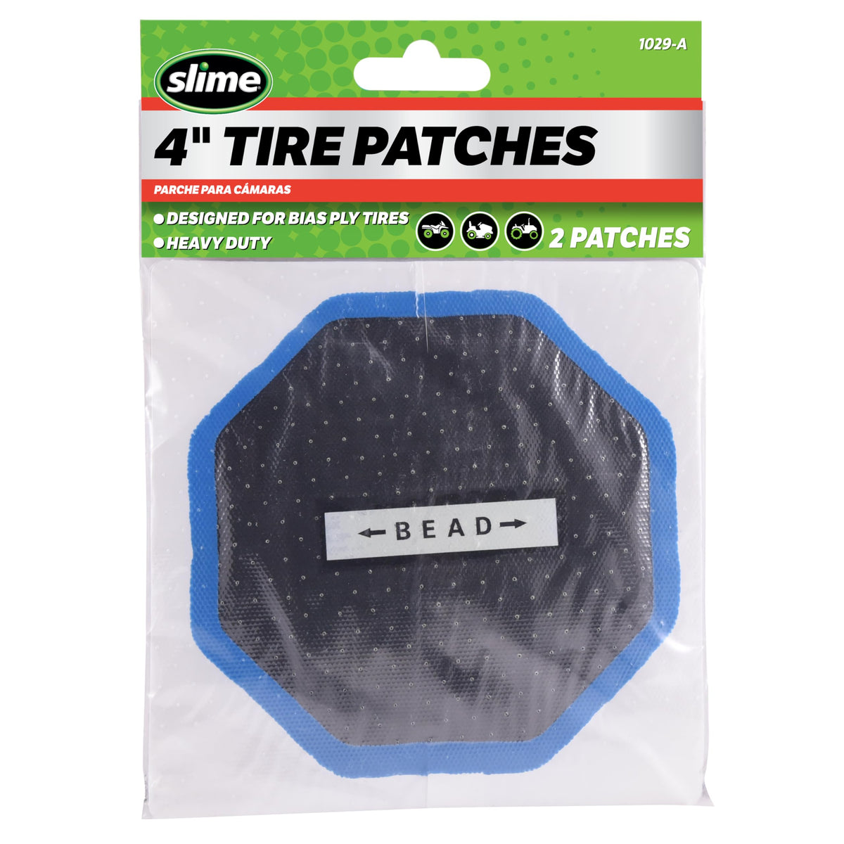 Slime 1022-A Tube Rubber Patch Kit, for Bikes and Other Inflatables, Contains, 5 Patches, Scuffer and Glue