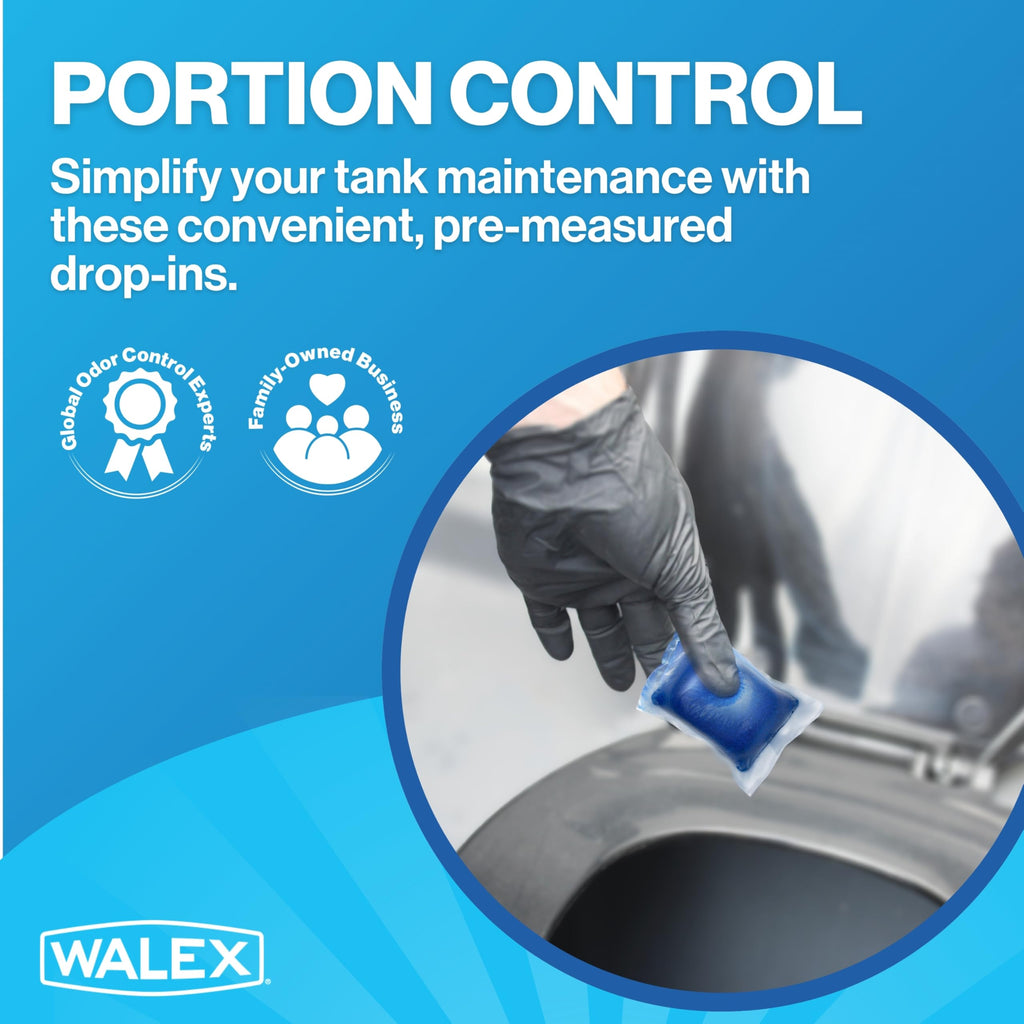 Walex Porta-Pak RV Toilet Treatment Drop-Ins - Fresh Scent, 10-Pack