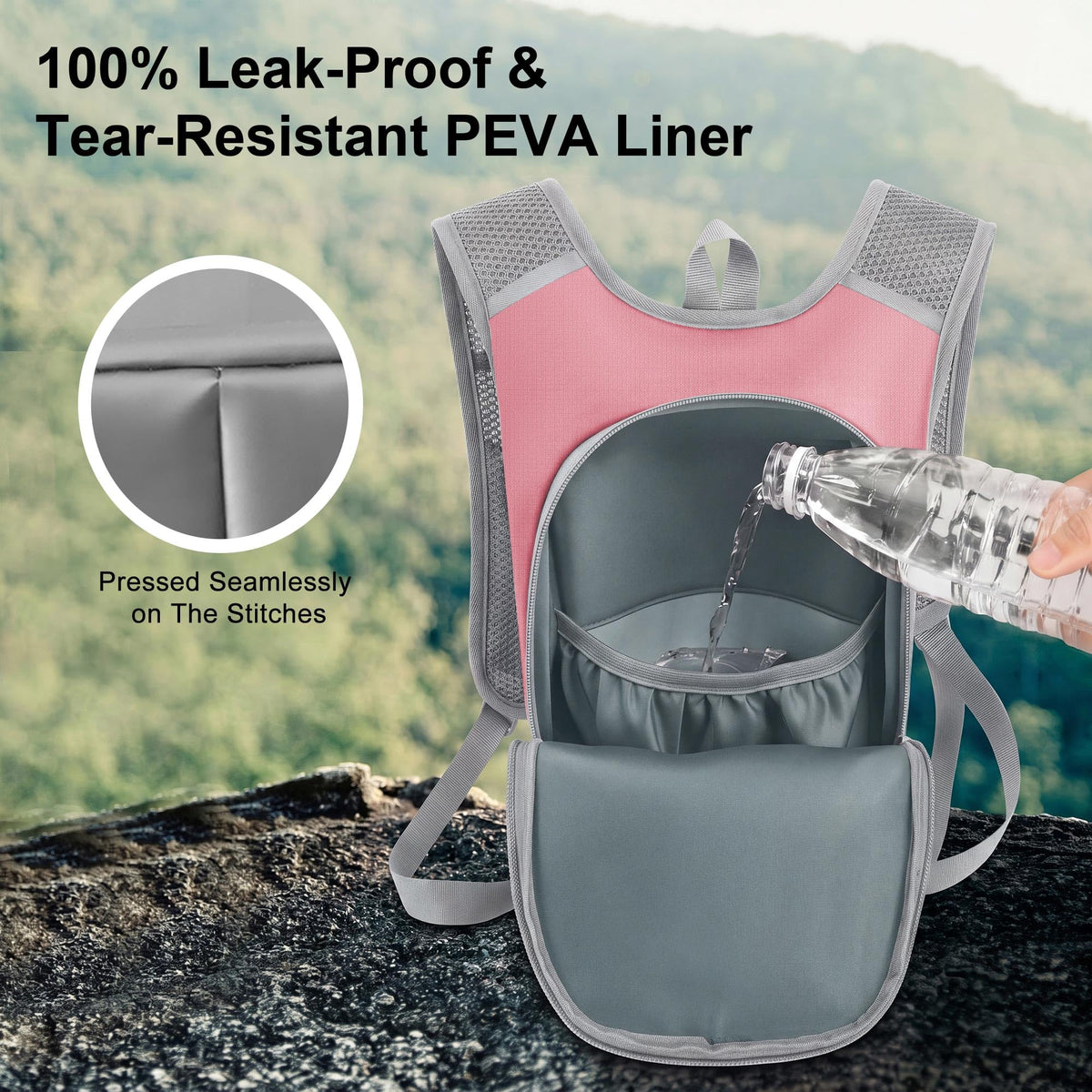 MIYCOO Hydration Backpack - Hiking Water Backpack with 2L Water Bladder