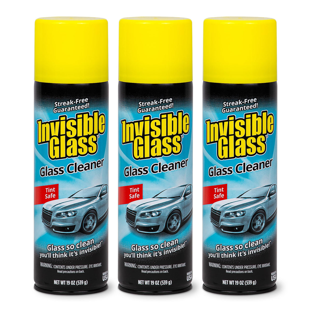Invisible Glass Auto Glass Cleaner Foaming Spray, 19 oz, 91164 (Pack of 2)