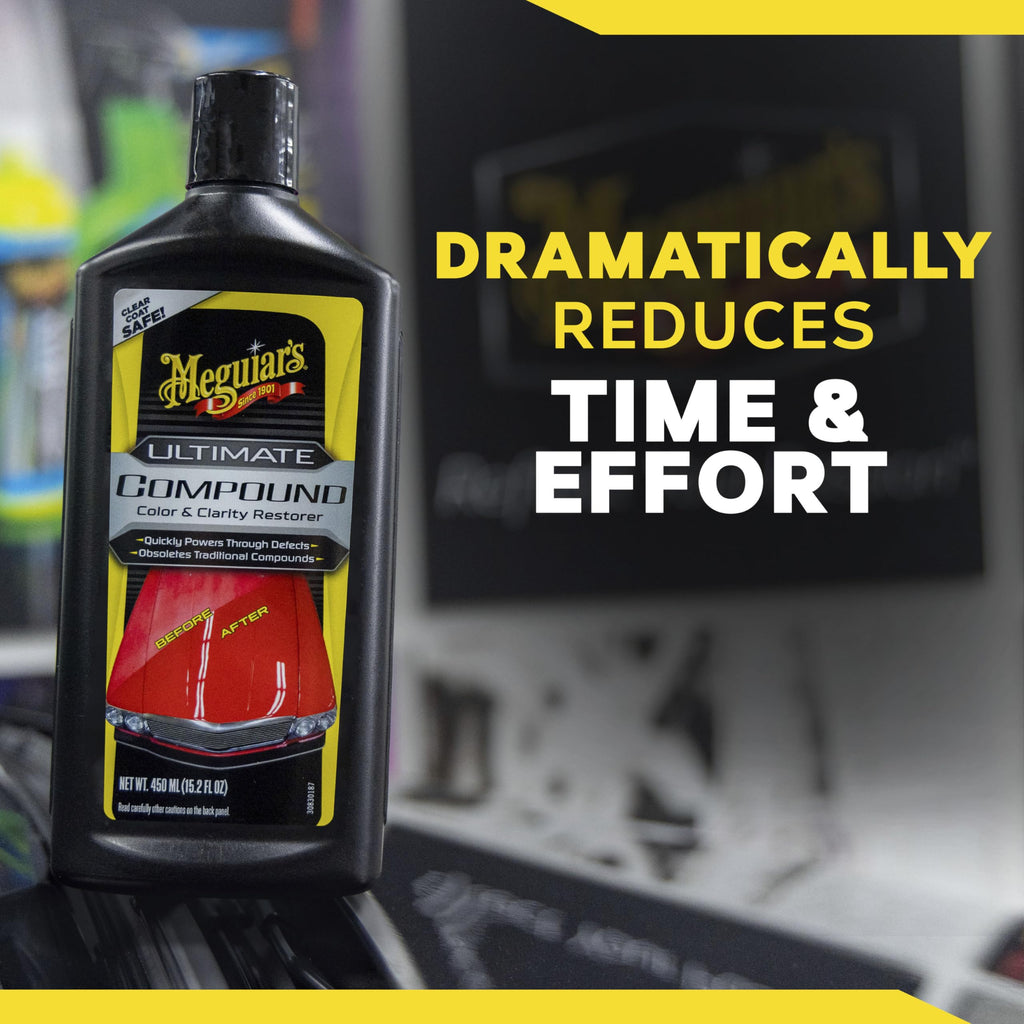 Meguiar's Ultimate Compound, Pro-Grade Car Scratch Remover, 15.2 Oz