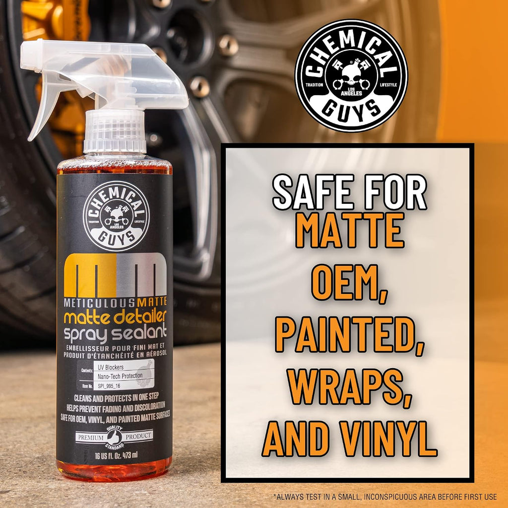 Chemical Guys, Meticulous Matte & Satin Finish Detailer & Sealant, 16 oz