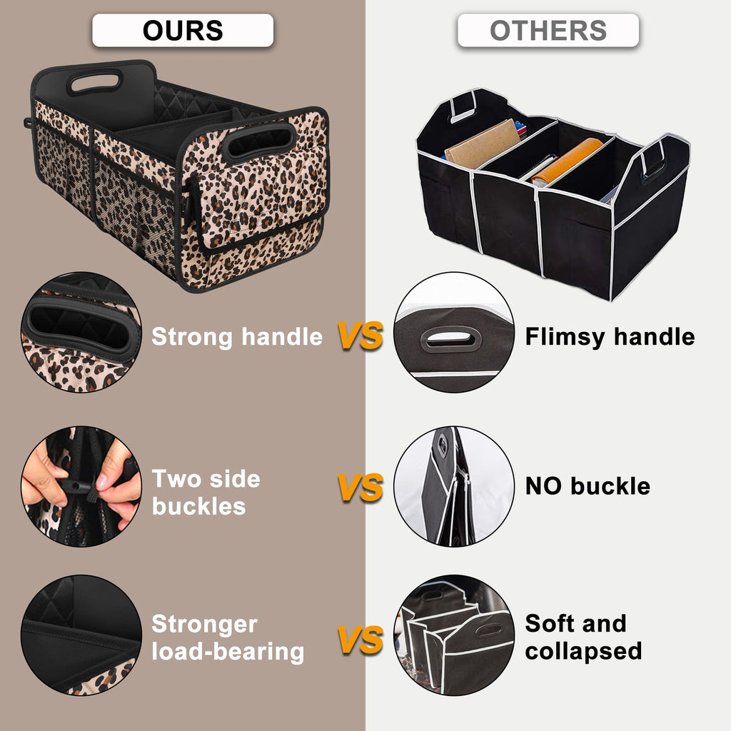 Deosk Car Trunk Organizer for SUV, Foldable Car Organizers and Storage