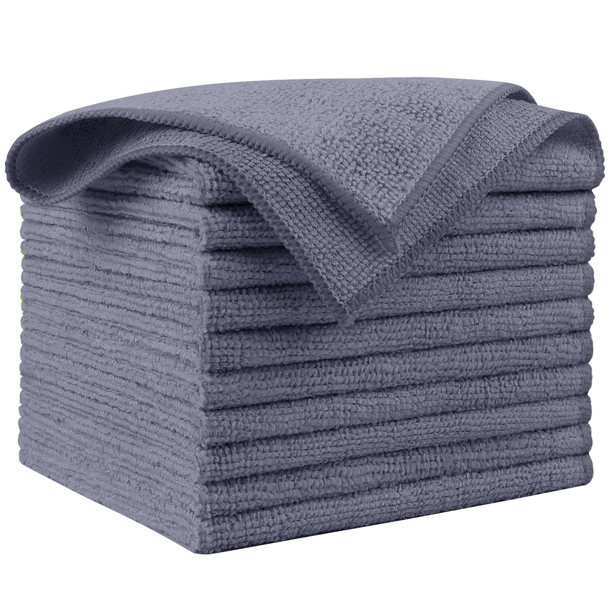 AIDEA Microfiber Cleaning Cloth-50PK, Microfiber Towels for Cars, 12"×12"