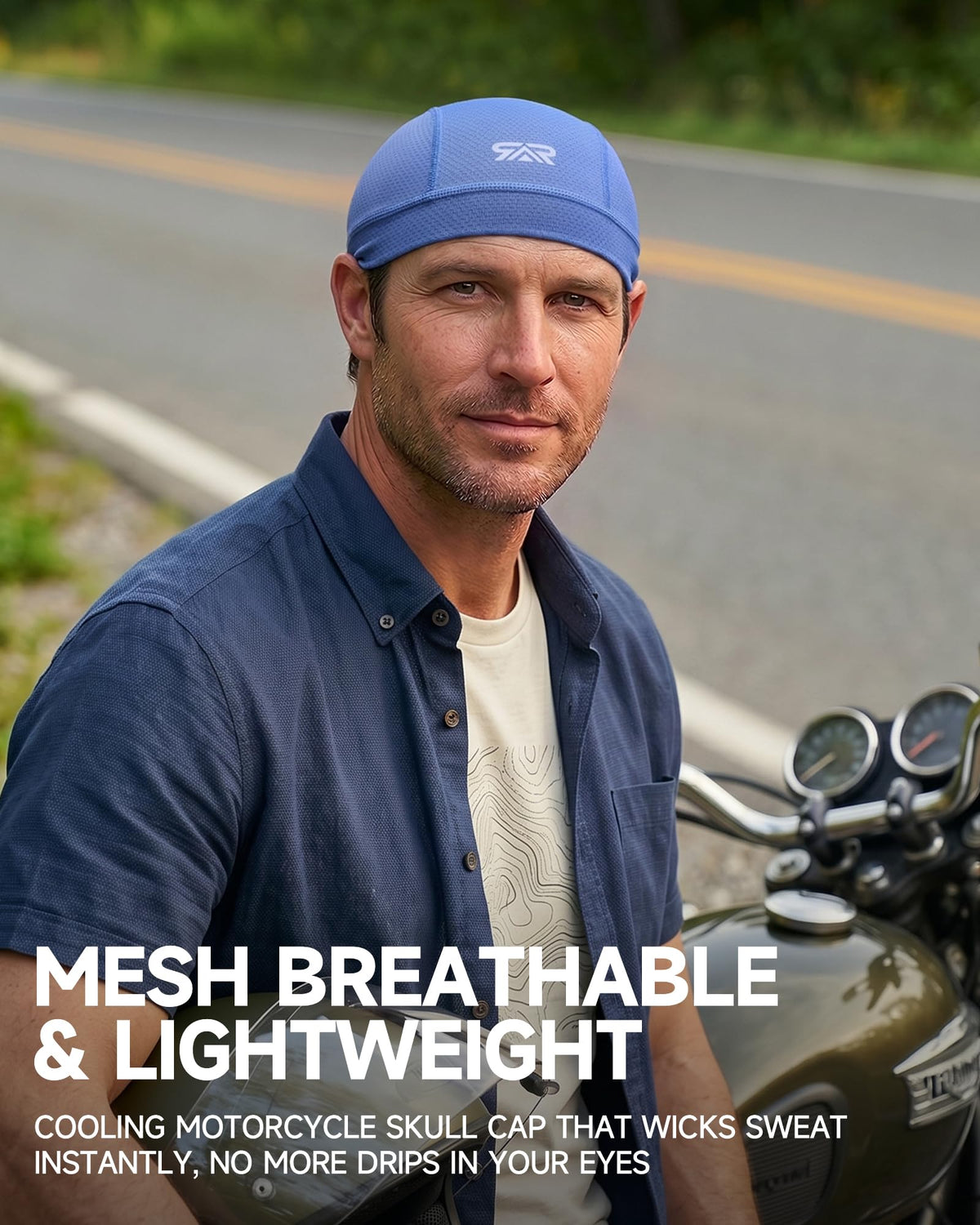 AUSFLUG Skull Cap Helmet Liner, Breathable Cooling Moisture-Wicking