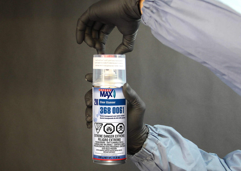 SprayMax 2K Glamour High Gloss Clear Coat | 2K Automotive Clear Coat Spray Paint | High Gloss Finishing Spray | UV-Resistant, Scratch & Gasoline Resistant | Professional Grade 11.8 oz