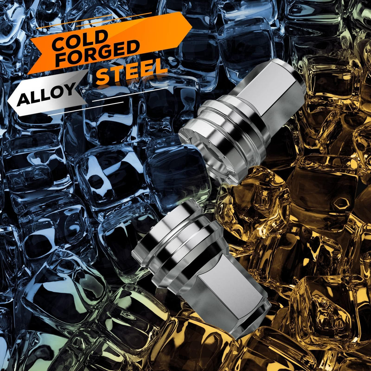 dynofit 24pcs 14x1.5 OEM/Stock Lug Nuts for 2015-2026 Expedition/F-150, M14-1.5 One-Piece Design Factory Chrome Wheel Lugnuts for Lincoln 2015-2026 Navigator, 21mm Hex Anti-Rusting Updated