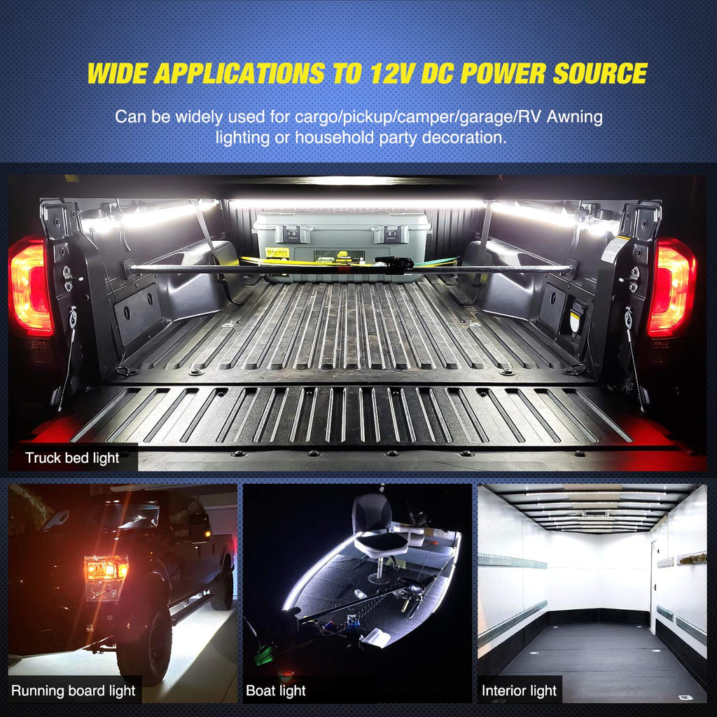 Nilight 3PCS 60 Inch Truck Bed Light Kit 270 LEDs